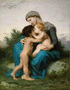 Adolphe William Bouguereau Fraternal Love (mk26) oil painting artist